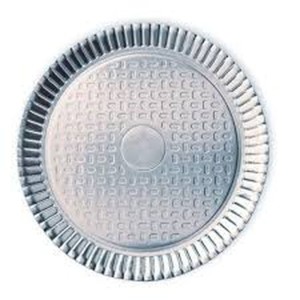 PRATO DE PAPELÃO ALUMIZADO REDONDO N°6