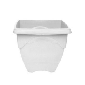 INPLAST VASO QUADRADO M BRANCO RF6717