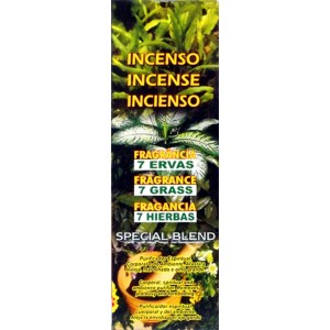 INCENSO HINDUS 7 ERVAS CX/25UN