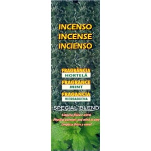INCENSO HINDUS HORTELA CX/25UN