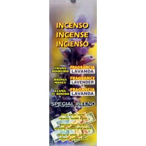 INCENSO HINDUS LAVANDA CX/25UN