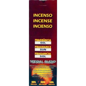INCENSO HINDUS SOL CX/25UN