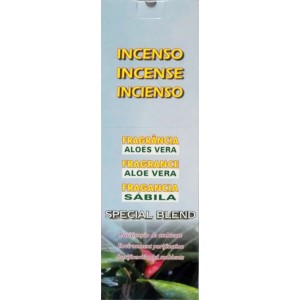 INCENSO HINDUS ALOES VERA CX/25UN