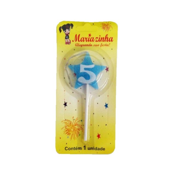 MARIAZINHA VELA ESTRELA N5 AZUL C/10