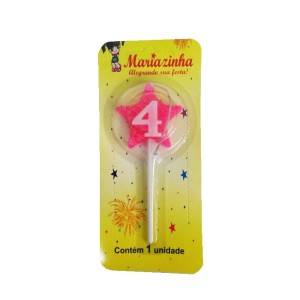 MARIAZINHA VELA ESTRELA N4 ROSA C/10