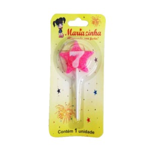 MARIAZINHA VELA ESTRELA N7 ROSA C/10