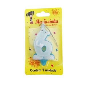 MARIAZINHA VELA SORRISO N6 AZUL C/10