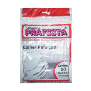 PRAFESTA COLHER REFEIÇAO C/50 CRISTAL /7030
