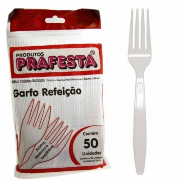 PRAFESTA GARFO PREMIUM CRISTAL C/50 /7040