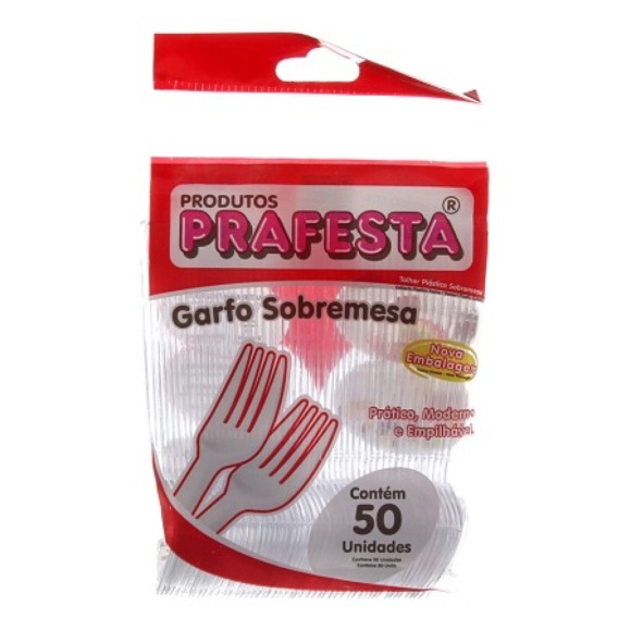 PRAFESTA GARFO SOBREM CRISTAL C/50 /9950