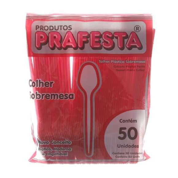 PRAFESTA TALHER SOBREMESA /50UN VERMELHA /9981