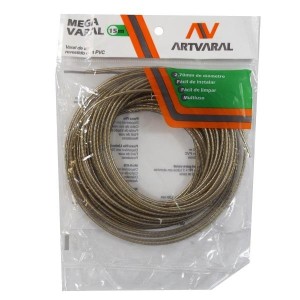 VARAL DE AÇO C/1 UNID 15M 52202 ART VARAL