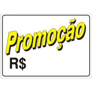 PLÁCA PROMOÇÃO G 20X30 REFP20 JA
