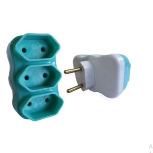 MULTIPLICADOR 3 VIAS FRONTAL SORTIDA C/10UN