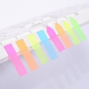 REF: BF582 - BLOCO DE PAPEL COLORIDO  P/ ANOTACOES - 8 UNIDADES