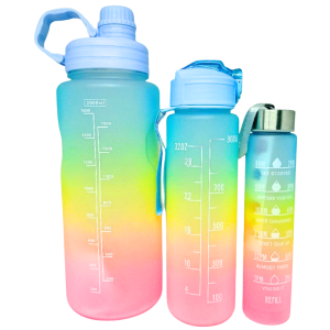 GARRAFA PLASTICO KIT C/3 EM3819