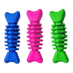 BRINQUEDO BORRACHA OSSO PEIXE 12CM ZN 0844