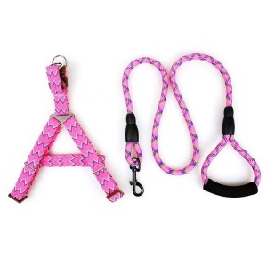 Guia e Peitoral para Pets - 0,6cm de Conforto e Estilo - Modelo ZN0058