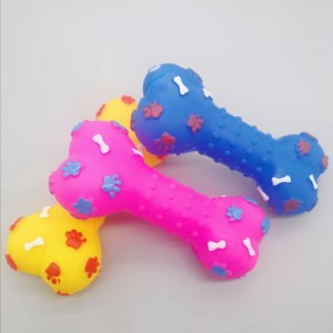  BRINQUEDO BORRACHA OSSO PINTADO  ZN0036