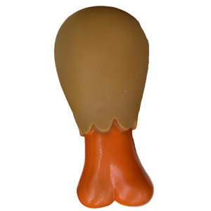 BRINQUEDO BORRACHA COXA FRANGO  ZN0037