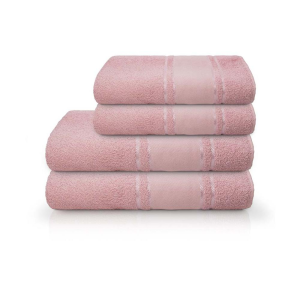 TOALHA PINTA E BORDA P/ROSTO 45 X 80 ROSA F3607 CAMESA