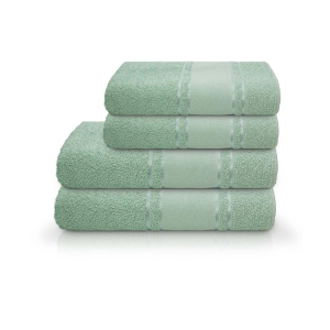 TOALHA PINTA E BORDA P/ROSTO 45 X 80 VERDE F1338 CAMESA