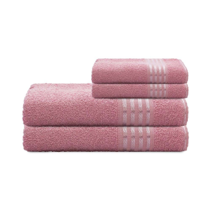 TOALHA DECOR P/ROSTO 45X70 ROSA F3595 CAMESA